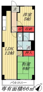 千葉県市川市末広1【マンション】の間取り