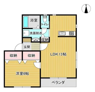 サンタモニカ【1階】の間取り