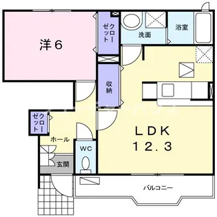 コーポタイホー【1階】の間取り