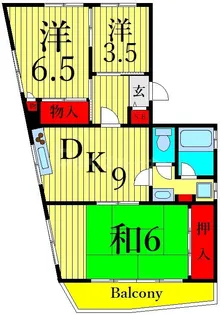 IZUMI639【3階】の間取り