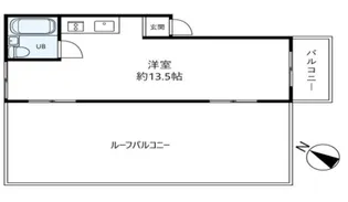 三田東中野コーポ【6階】の間取り