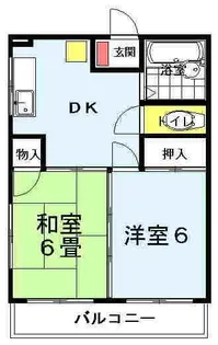 MDマンション A【2階】の間取り