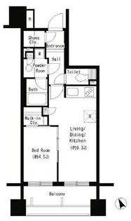 パークアクシス大塚【6階】の間取り