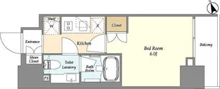 ベラスウィータ戸越【9階】の間取り