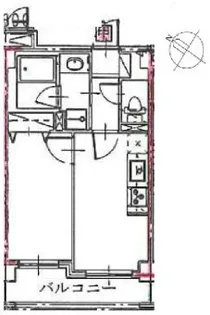 ルクレ初台【2階】の間取り