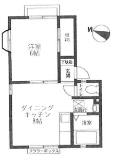 田中ハイツ【1階】の間取り