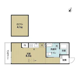 シャルマン港町【1階】の間取り