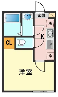 カインドネス北小岩【1階】の間取り