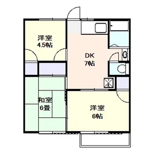 平成ハイツ【2階】の間取り