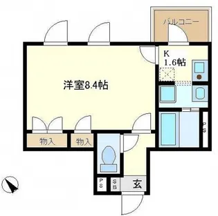 コンフォート東麻布【2階】の間取り