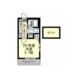 アリエーテ保土ヶ谷【2階】の間取り