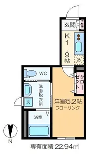 Largo大島【1階】の間取り