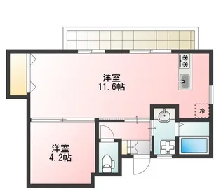 エイテックスコーポ【3階】の間取り