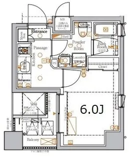 XEBEC川崎II【4階】の間取り