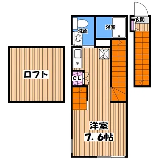 ユニコーン【2階】の間取り