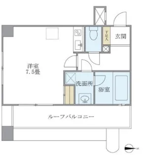 北品川アパートメント【5階】の間取り