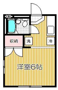 フローレス戸越【2階】の間取り