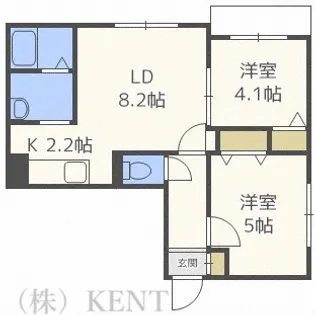 スプレンドール【4階】の間取り
