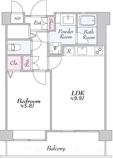 Daiwa芝浦ビル【12階】の間取り