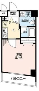プレール・ドゥーク上中里【2階】の間取り