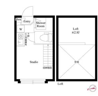 ハーモニーテラス高井戸西【2階】の間取り