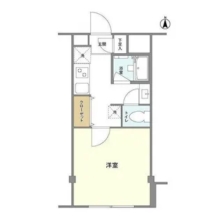 アービス白山【1階】の間取り
