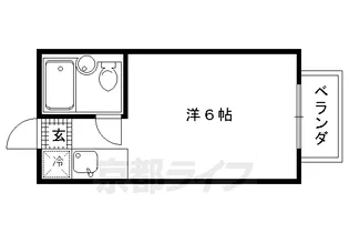 サニーハイツ大宮【2階】の間取り