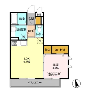 ヴィルクレール I【2階】の間取り