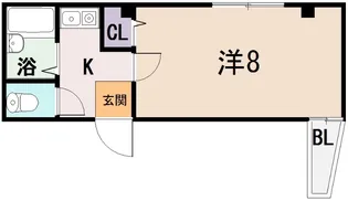 サンライフ近江堂【1階】の間取り