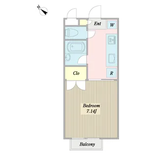 ボンエルフ【2階】の間取り