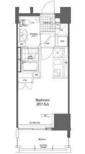 プライムアーバン久米川【7階】の間取り