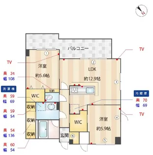 BPRレジデンス高宮(旧サムティレジデンス高宮東)【4階】の間取り