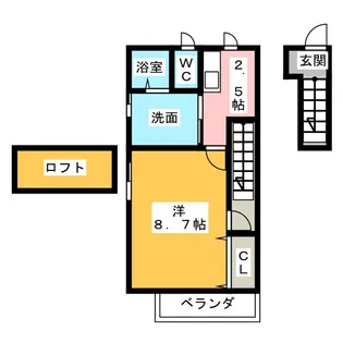 ビラアカシア【2階】の間取り