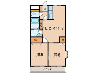 エスペラント12【3階】の間取り