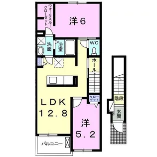 サン・フィールドHINOII【2階】の間取り