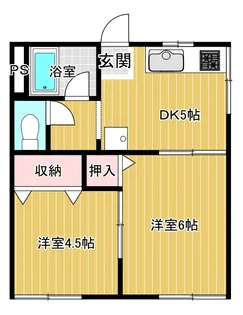 鈴木ハイツ【2階】の間取り