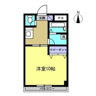 オーベルジュ須賀川【2階】の間取り