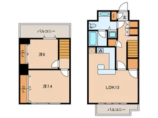 オークテラスの間取り