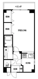 VILLAかたびら【2階】の間取り