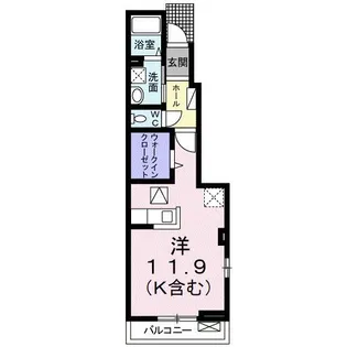 タイタン【1階】の間取り