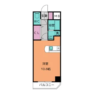 イエローシダー金山【2階】の間取り