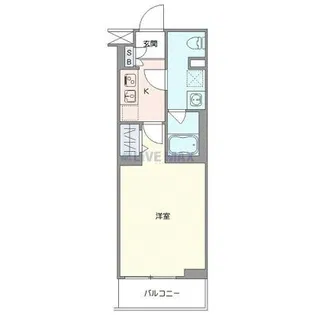 ジェノヴィア二子新地【3階】の間取り
