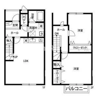 アスピリア ボンヌ ジュルネーの間取り