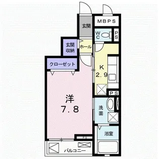 アルモニー メゾン【3階】の間取り