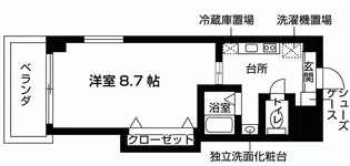 Casa de issa【5階】の間取り