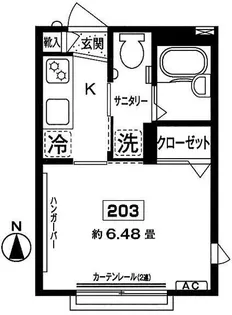 オヴェスト・グラスシュー【2階】の間取り