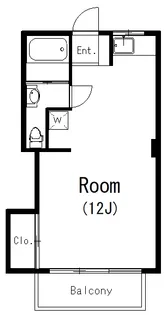 赤坂プリンセスピア【4階】の間取り