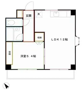 トゥレルI【4階】の間取り