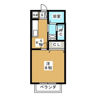 サン・friends芳ヶ崎 A棟【2階】の間取り