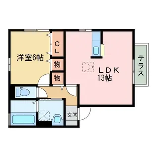 エミグランド【2階】の間取り